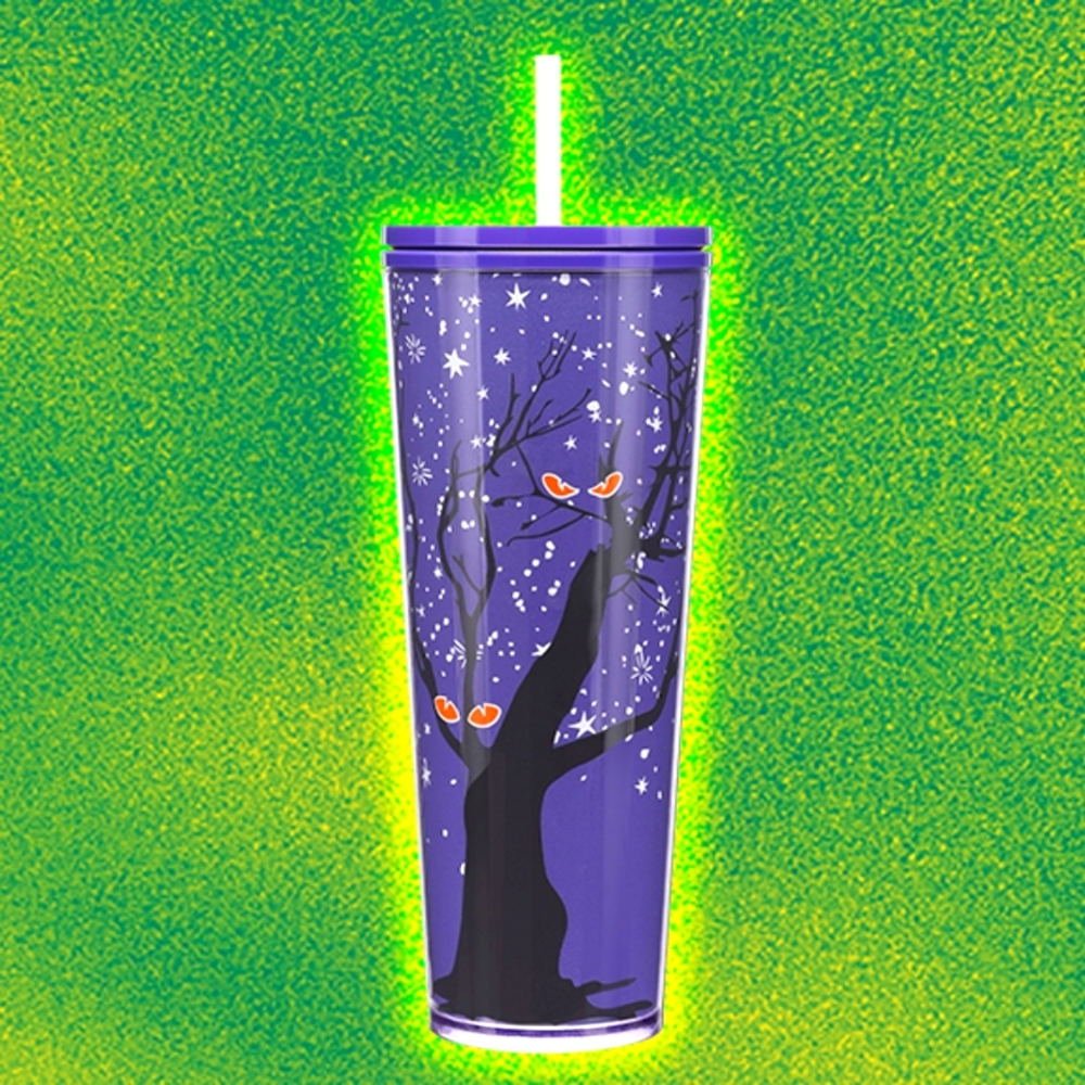 NWT | Starbucks | 24oz Halloween Spooky Eye Glow in the Dark Cup